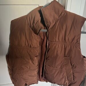 H&M brown vest